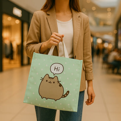 Sacoșă de cumpărături, Shopping Bag, Pusheen the Cat, reutilizabilă