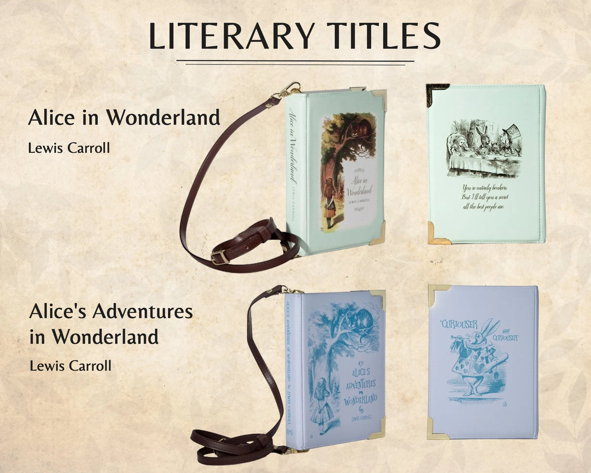 Geantă Carte Alice's Adventures in Wonderland | Curiouser Edition