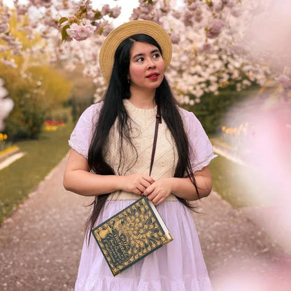 Geantă Carte Pride And Prejudice Verde