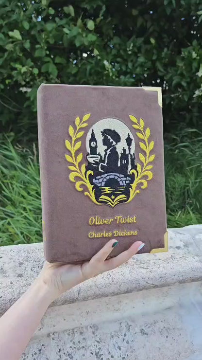 Geantă Carte Handmade – Oliver Twist | Charles Dickens