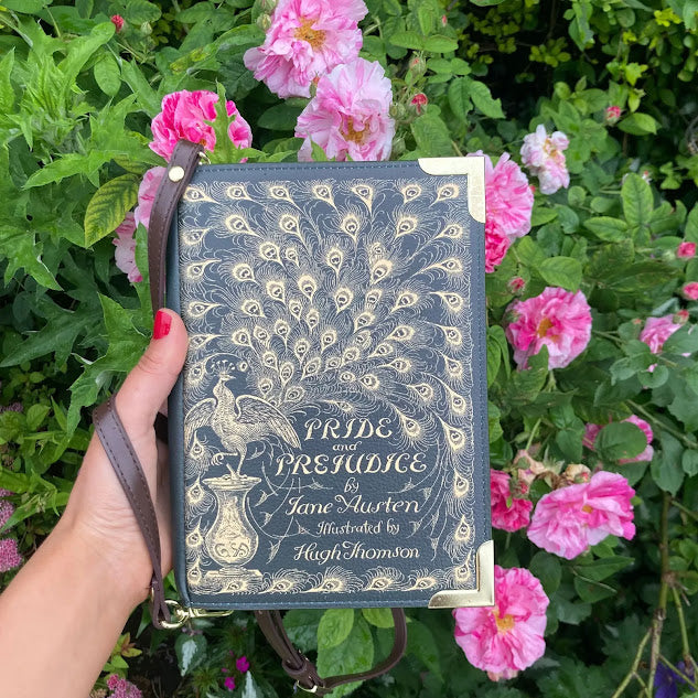 Geantă Carte Pride And Prejudice Verde