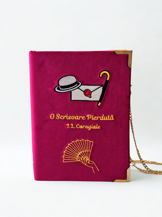 Geantă Carte Handmade – O scrisoare pierdută